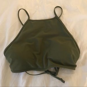 Arie high neck bikini top